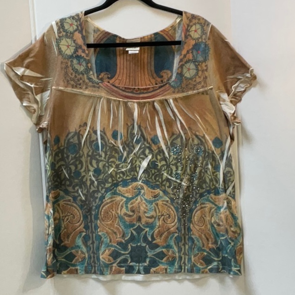 Bohemian Print Women Top